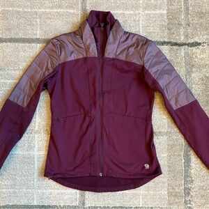 Mountain Hardwear 32 Degree Insulated Jacket Woman”s Size XS Red Maroon Full Zip